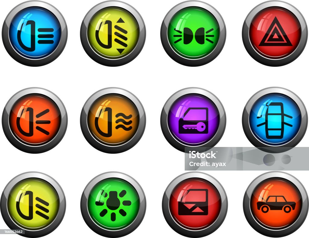 Car Interface Vector Car Interface Sign Stock Illustration - Download Image Now - Car, Car ...