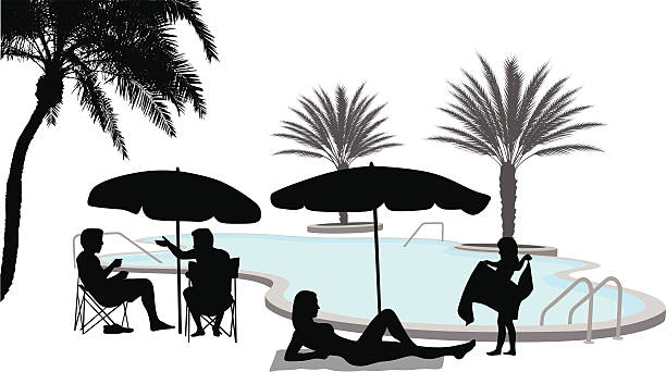 ilustraciones, imágenes clip art, dibujos animados e iconos de stock de vacationtime - focus on shadow vacations outdoors digitally generated image