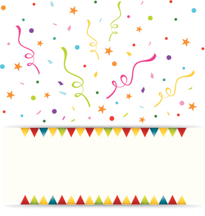 A vector illustration to show party celebration banner 