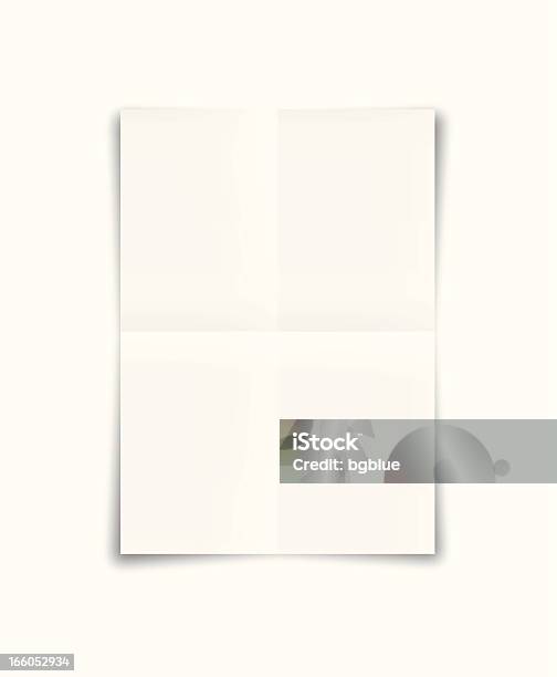 Papier Plié Vecteurs libres de droits et plus d'images vectorielles de Blanc - Blanc, En papier, Espace texte