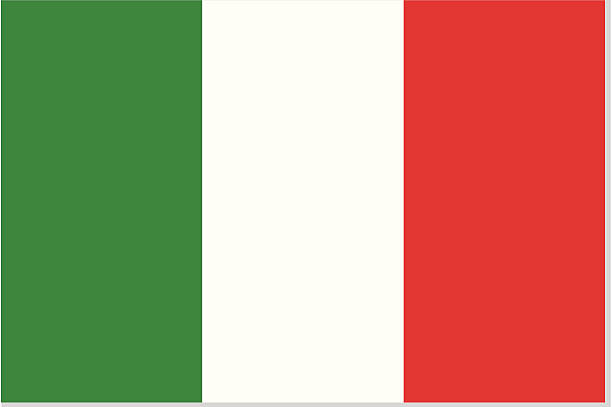 flaga włoch - italian flag stock illustrations