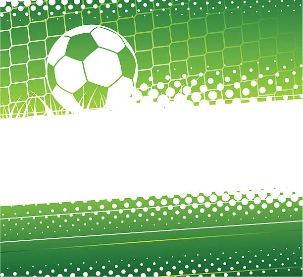 Soccer background vector art illustration