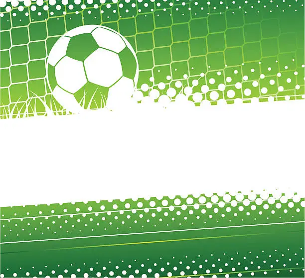 Vector illustration of Soccer background