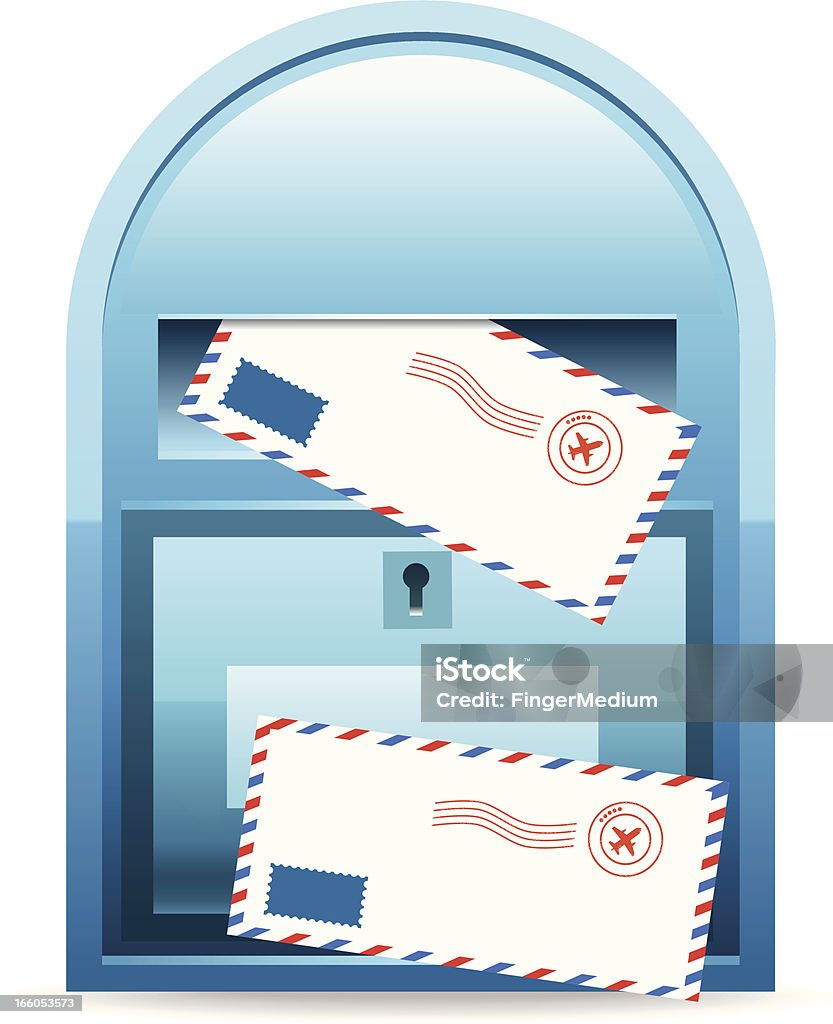 Boîte aux lettres - clipart vectoriel de Poste libre de droits