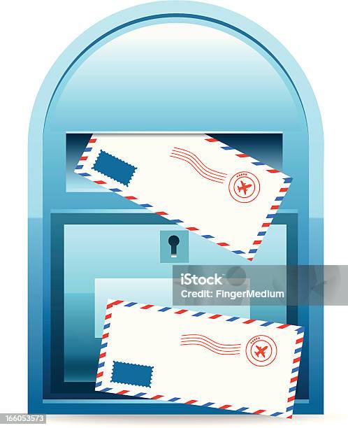 Boîte Aux Lettres Vecteurs libres de droits et plus d'images vectorielles de Poste - Poste, Blanc, Bleu