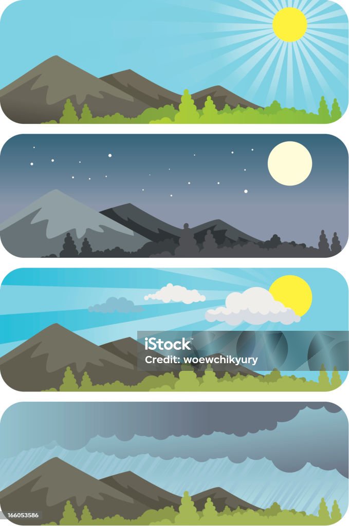 Weather Vector Stock Weather Widget Vector Stock Illustration - Download Image Now ...