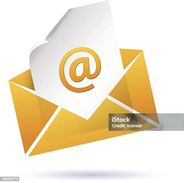 Umschlag Mit Email Stock Vektor Art und mehr Bilder von E-Mail - E-Mail, Icon, Dreidimensional