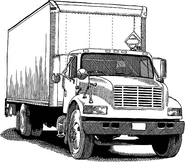 Vector illustration of Truck