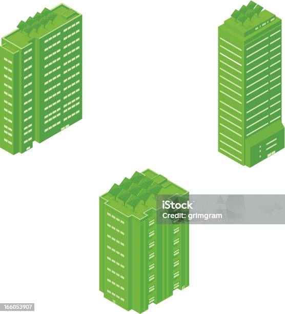 アイソメトリック太陽電池のオフィスビル - 外壁のベクターアート素材や画像を多数ご用意 - 外壁, 省エネ, 集合住宅