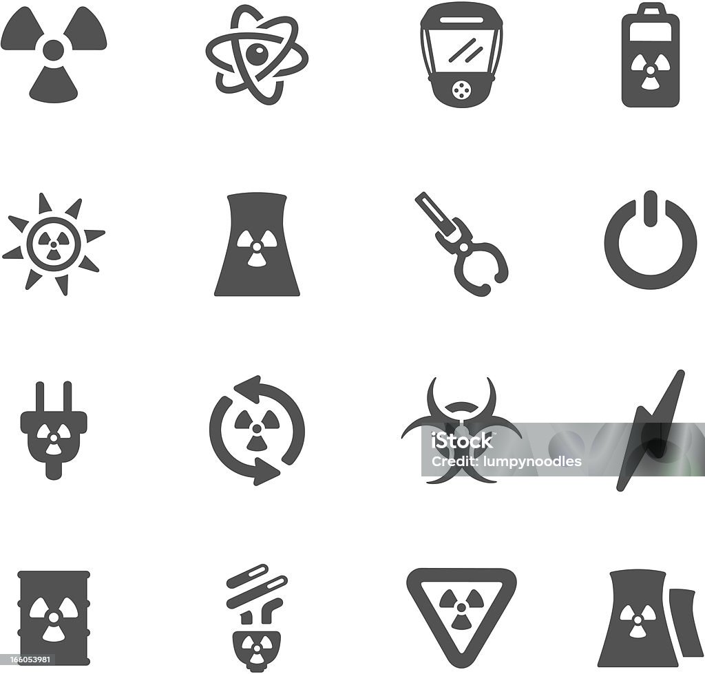 原子力エネルギーシンボル - 原子力のロイヤリティフリーベクトルアート