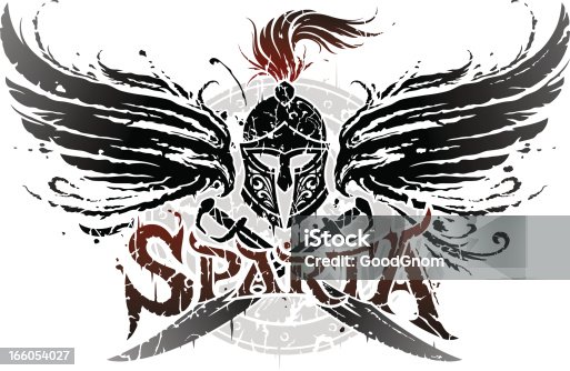 istock Sparta emblem 166054027