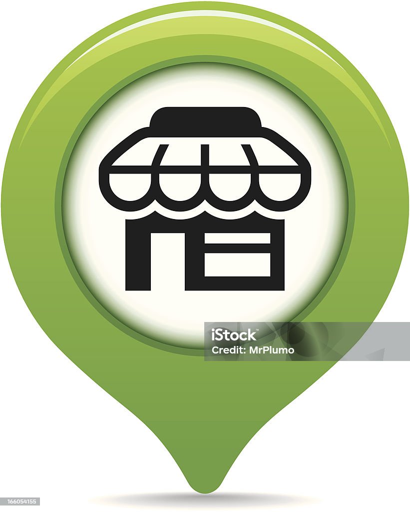 Store Map Pointer Stock Illustration - Download Image Now - Arranging ...