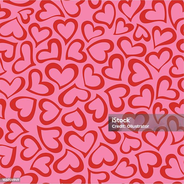 Heart Shape Seamless Pattern Stock Illustration - Download Image Now - Heart Shape, Pattern, Abstract