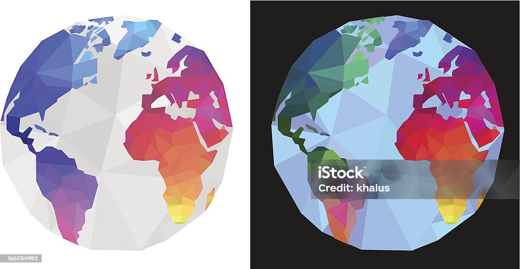 World Karten - Lizenzfrei Globus Vektorgrafik