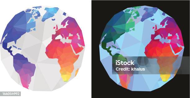 World Karten Stock Vektor Art und mehr Bilder von Globus - Globus, Planet Erde, Würfel - Geometrische Form