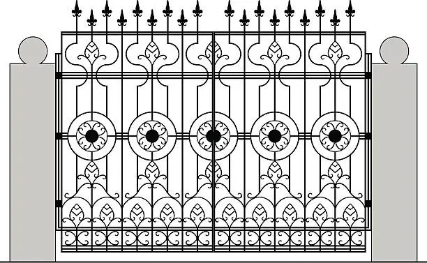 Vector illustration of Gate.