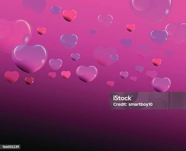 Para Namorados Corações Fundo - Arte vetorial de stock e mais imagens de Amor - Amor, Comemoração - Conceito, Cor de rosa