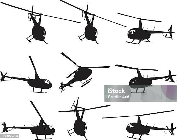 複数のイメージのヘリコプター - デジタル生成のベクターアート素材や画像を多数ご用意 - デジタル生成, ヘリコプターのローター, 乗り物を操縦する