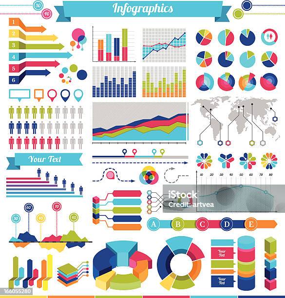 Infografikelemente Und Design Stock Vektor Art und mehr Bilder von Informationsgrafik - Informationsgrafik, Wachstumskurve, Balkendiagramm