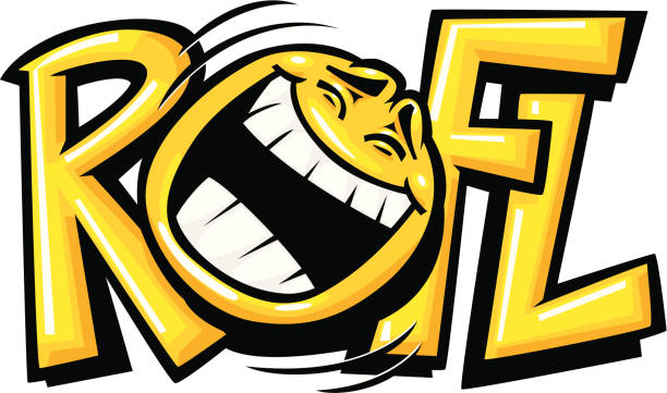 Smiley Rolof Rofl Smiley - Illustrationen und Vektorgrafiken - iStock
