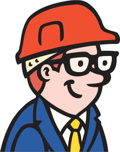 Vector illustration of Contractor