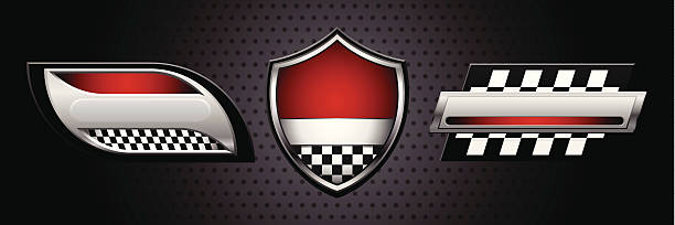 Racing Logos vector art illustration