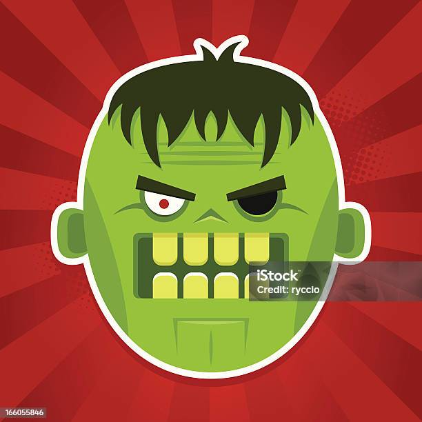 Ilustración de Zombie Cara y más Vectores Libres de Derechos de Animal - Animal, Monstruo, Máscara - Disfraz