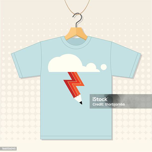 T 셔츠 센첸 Lightning 0명에 대한 스톡 벡터 아트 및 기타 이미지 - 0명, T 셔츠, 구름