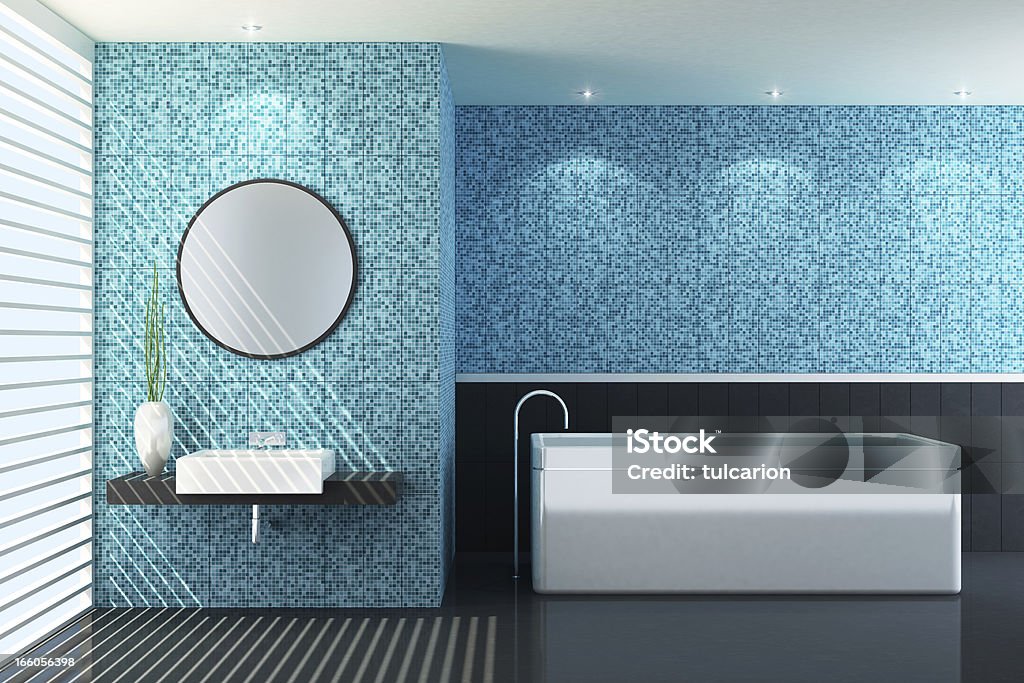 Роскошная ванная комната - Стоковые фото Домашняя ванная роялти-фри