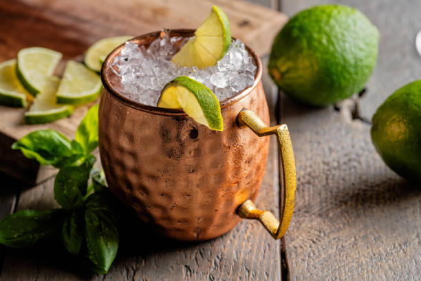 Moscow Mule Cocktail stock photo