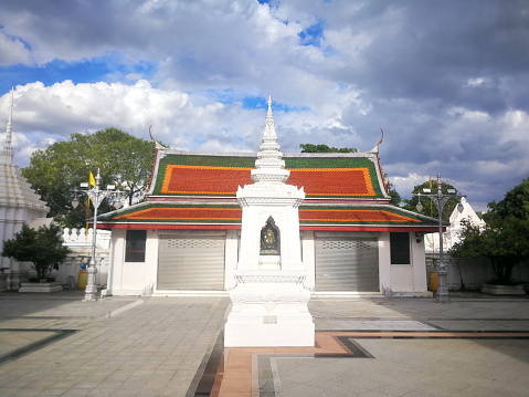 Bai Sema is an element of a Buddhist temple to be complete according to religious principles.