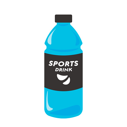 Sports Drink. Vector illustration isolated on a white background.