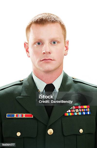 Decorado Com Um Soldado Americano Uniforme Classe - Fotografias de stock e mais imagens de Sargento - Posto - Sargento - Posto, Exército, Retrato