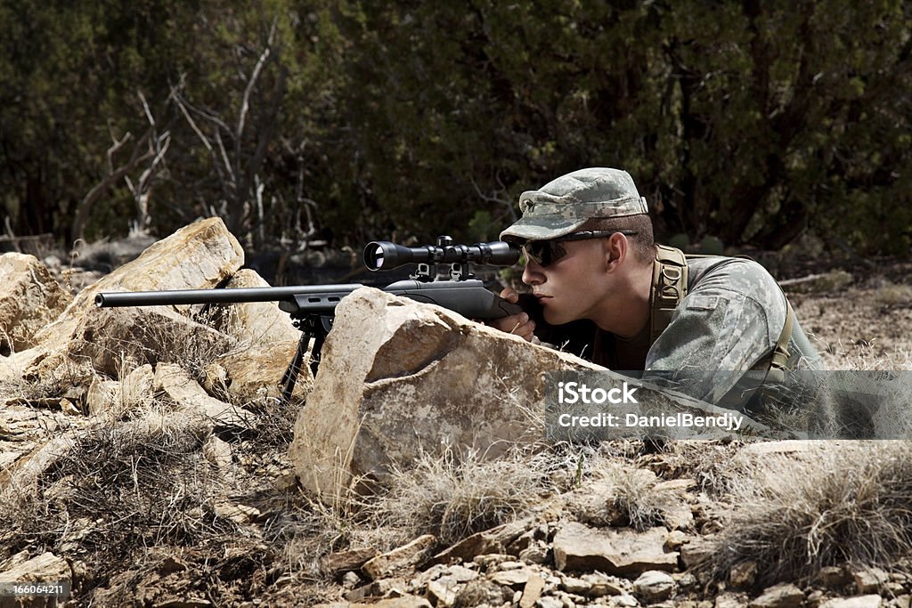 미국 군 특수 부대에서 - 로열티 프리 겨냥 스톡 사진