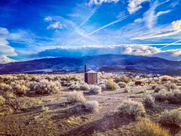 Sierra Vista with cloudscape - public facilities with a view  - Washoe County Nevada - November