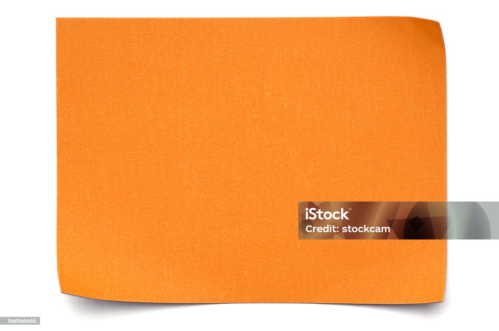 오랑주 포스트잇 노트를 인명별 - 로열티 프리 주황색 스톡 사진