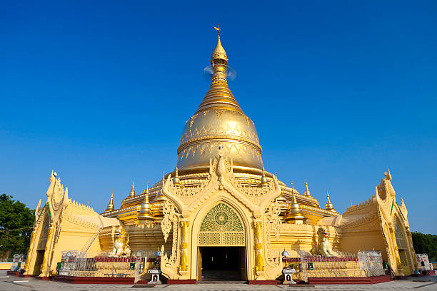 From Yangon, Myanmar This Pagoda Is Next To The Shwedagon