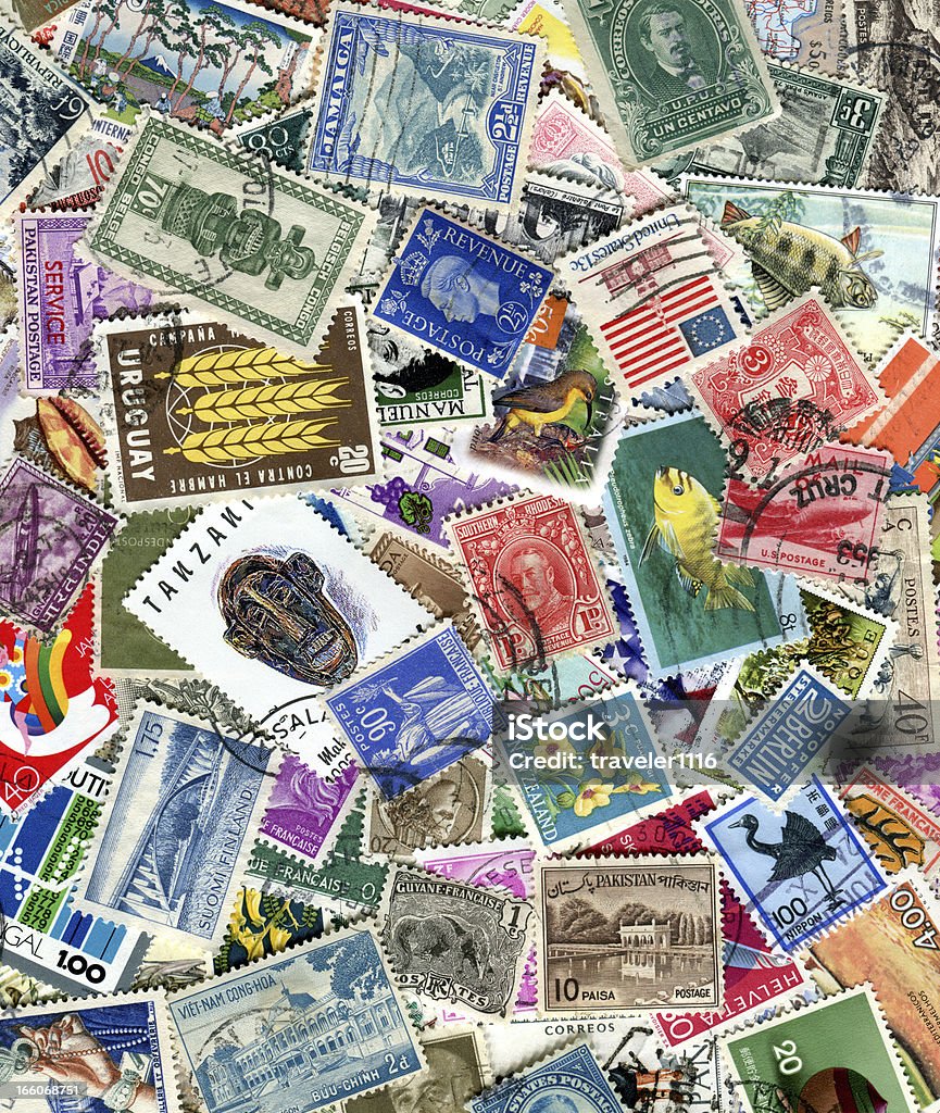 Timbres du monde - Photo de Affaires d'entreprise libre de droits