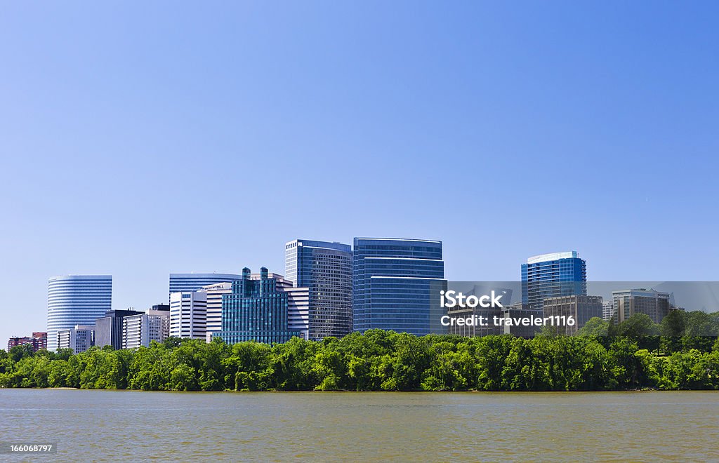 Rosslyn, Virginia Office Buildings Across The Potomac River From Washington DC Washington DC Stock Photo