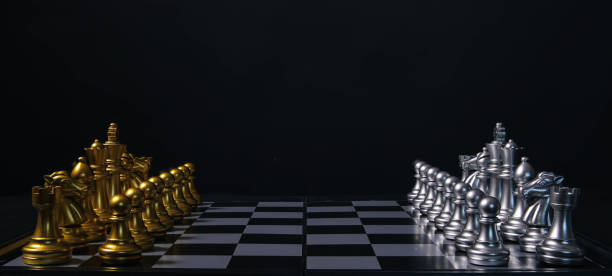 istock chess board game Successful competition uses intelligence. Challenge Battle King concepts, strategic leadership, planning, and decision making in business. Teamwork for victory 1660692581