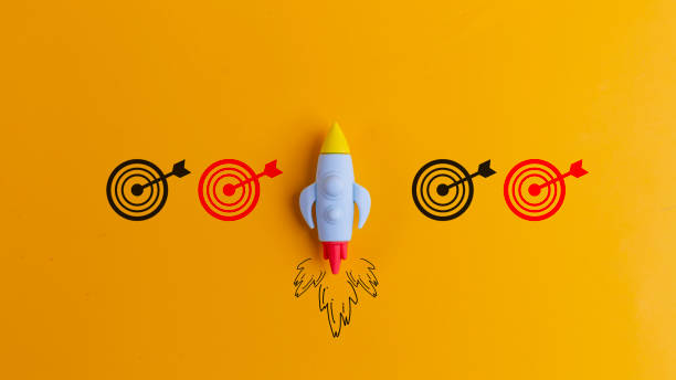 istock Target and rocket icon, Business strategy planning management, Business process workflow development, Business goal concept. 1660696960