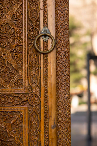 istock A large walnut gate from the Bibikhanim Mosque in Samarkand 1660733102