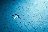 Jigsaw Puzzle And Missing Piece