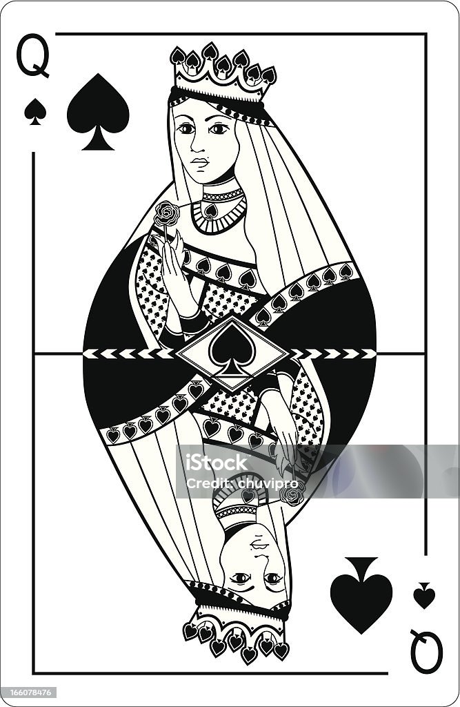 Queen Of Spades Stock Illustration Download Image Now Queen Of
