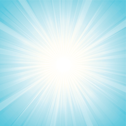 Sunbeam effect in light blue. illustration contains transparency effects & Gaussian Blur,AI CS3, Contains : 1 layers, Adobe Version 10EPS