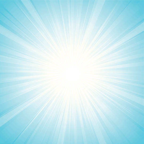 Sunbeam Sunbeam effect in light blue. illustration contains transparency effects & Gaussian Blur,AI CS3, Contains : 1 layers, Adobe Version 10EPS light beam illustrations stock illustrations