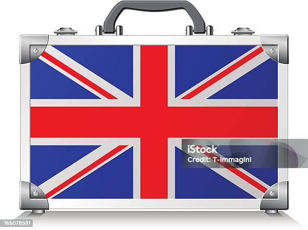 Британский Чемодан — стоковая векторная графика и другие изображения на тему British Empire - British Empire, Алюминий, Англия