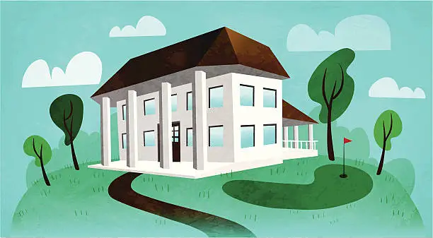 Vector illustration of Country Club