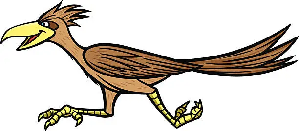 Vector illustration of Road Runner