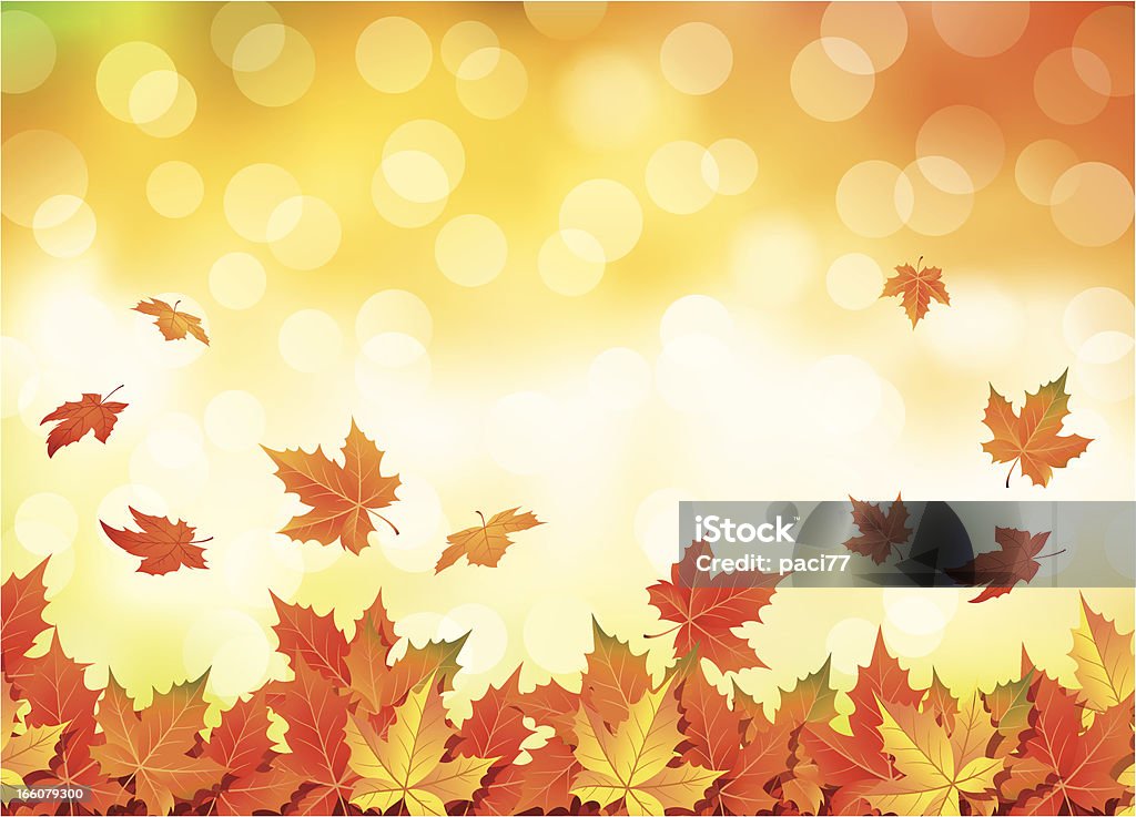Jesień liście - Grafika wektorowa royalty-free (Jesień)